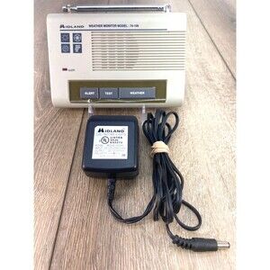 Midland Weather Alert Monitor Radio Model 74-109 W/ Power Cord Tested & Working